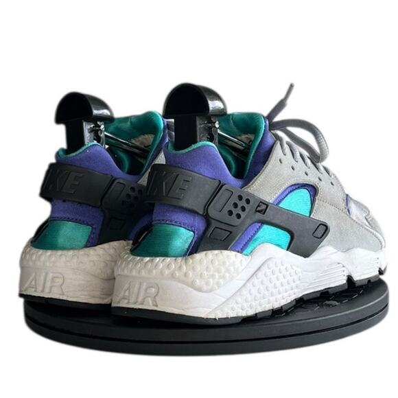 Womens Nike Air Huarache Run 634835-008 Athletic Running Sneaker Size 8 Gray - Picture 4 of 6